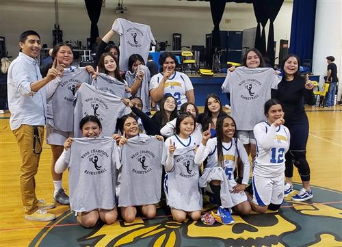 2022-23 Middle School Girls 8th Grade Basketball Champions - Royal Palm